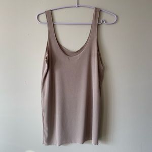 Zara Basics Beige Tan Tank Top - size small